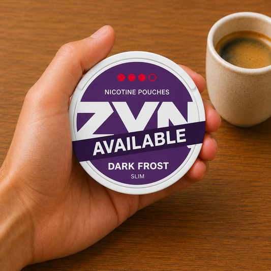 ZYN Dark Frost nicotine pouches available in Canada from PouchLab